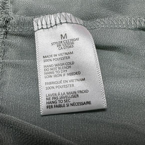 Paper Crane Crop Tank Top Size M Tiered Green Buttons Cottage Coquette Bohemian - Picture 4 of 5